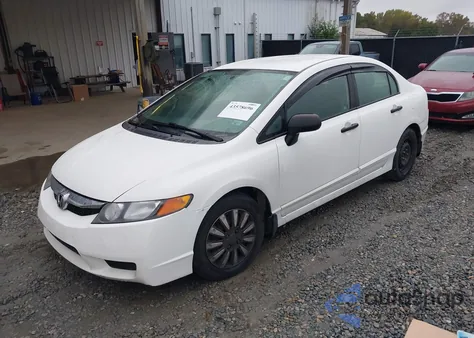 2010 Honda Civic Vp from USA, damaged, VIN 2HGFA1F35AH504993
